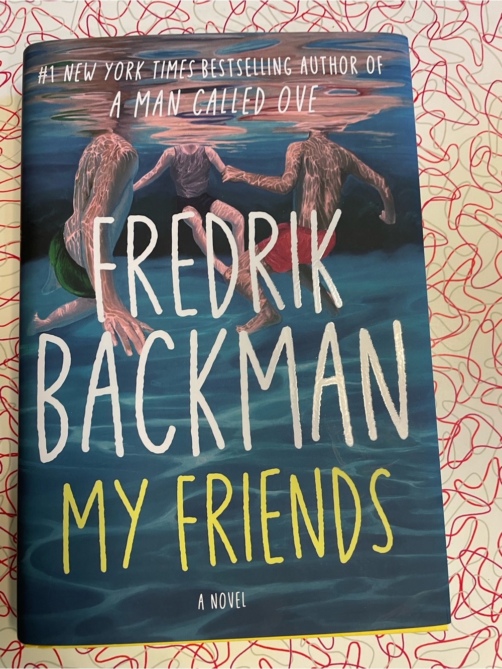 Fredrik Backman "My Friends" Hardcover Book - Blue Cover